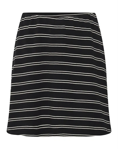 Gestuz - GZPilova Nederdel - Black/White Striped
